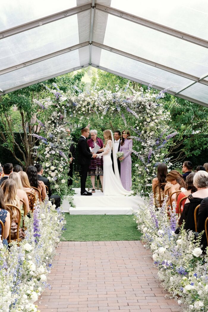 Hotel Jerome Aspen Summer Wedding Blue and White 121