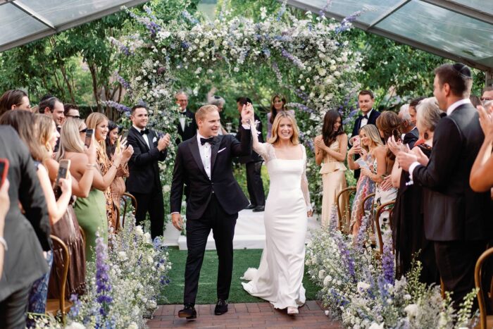 Hotel Jerome Aspen Summer Wedding Blue and White 125