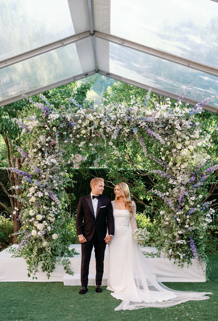 Hotel Jerome Aspen Summer Wedding Blue and White 133
