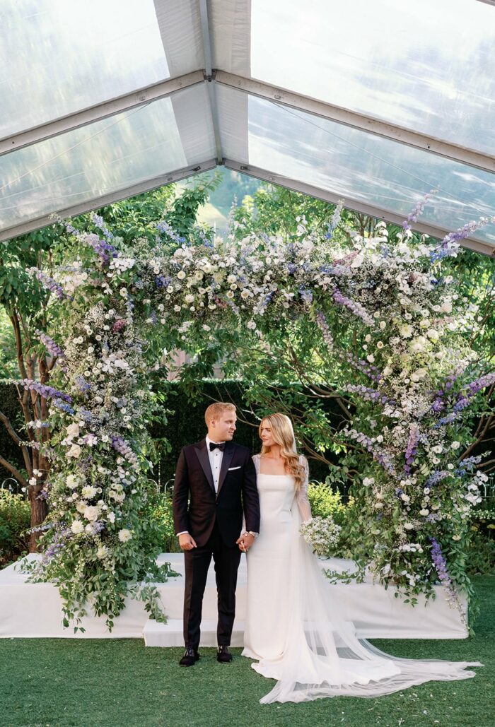 Hotel Jerome Aspen Summer Wedding Blue and White 133
