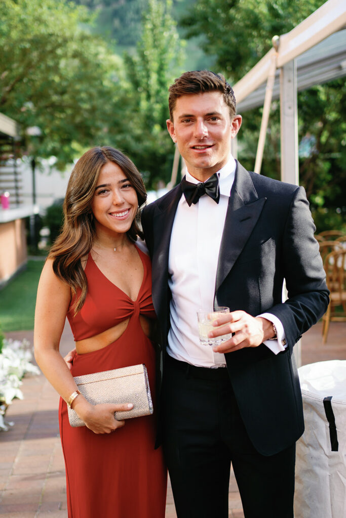 Hotel Jerome Aspen Summer Wedding Blue and White 141