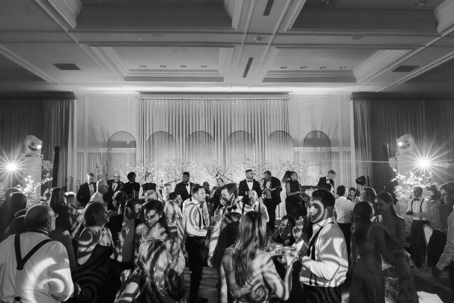 Hotel Jerome Aspen Summer Wedding Blue and White 148