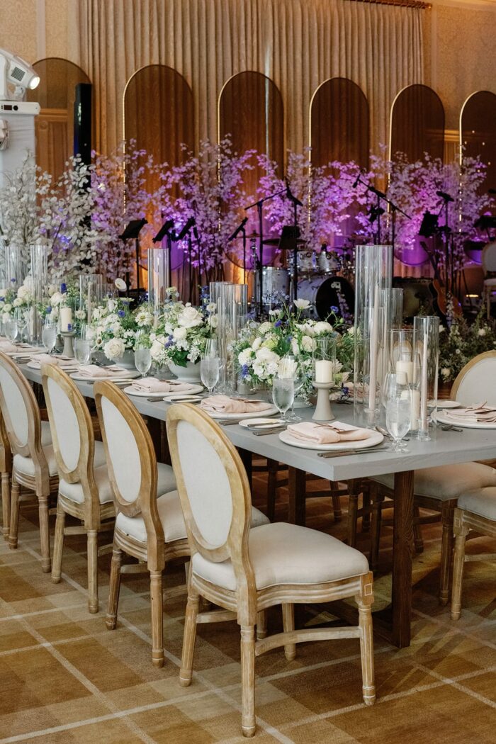 Hotel Jerome Aspen Summer Wedding Blue and White 153