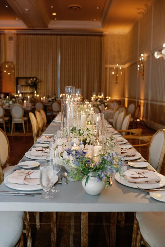 Hotel Jerome Aspen Summer Wedding Blue and White 154