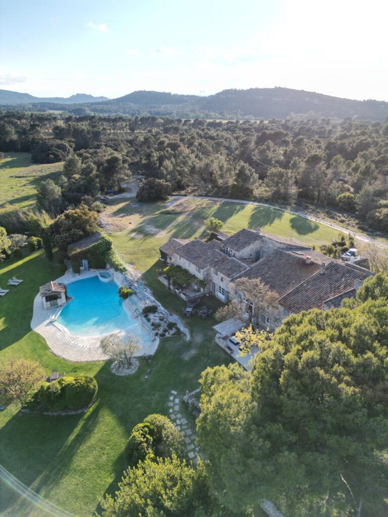 la mas de las rose provence drone 1 scaled
