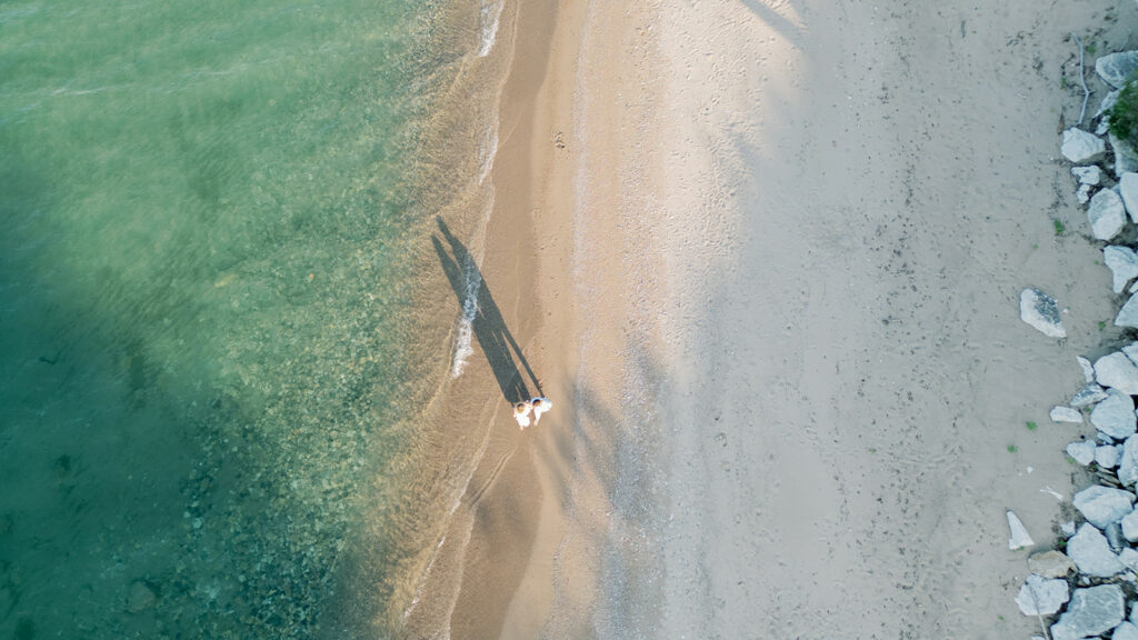 Lake Shore Country Club Beach Engagement 4
