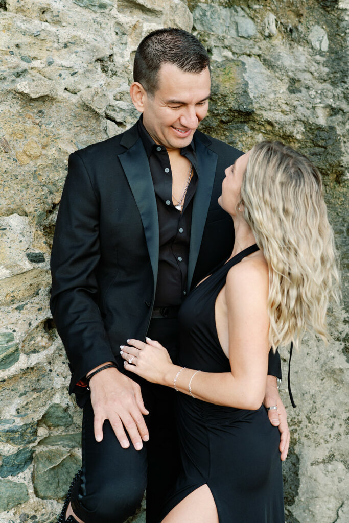Crescent Bay Beach California Summer Engagement 14