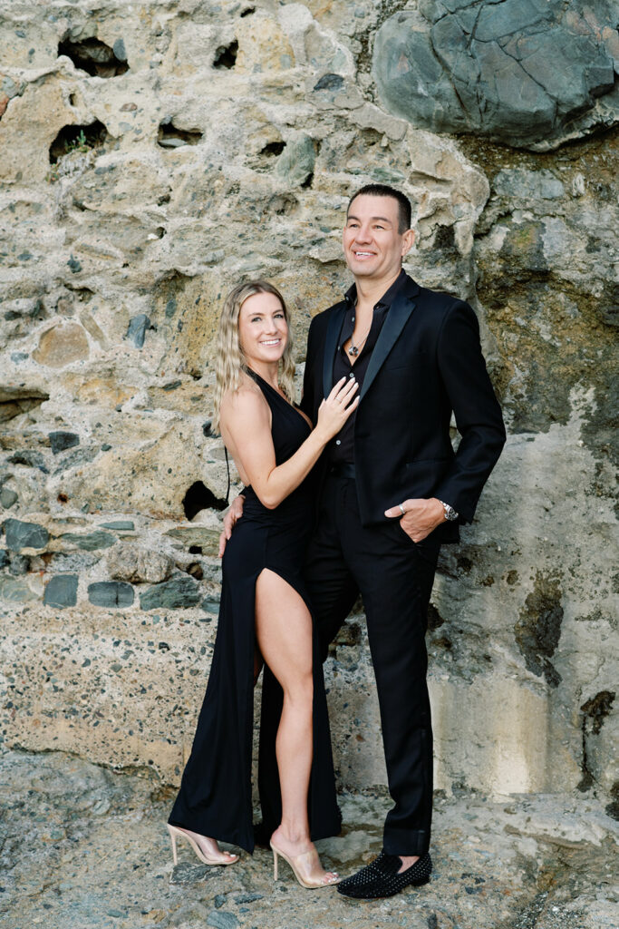 Crescent Bay Beach California Summer Engagement 16