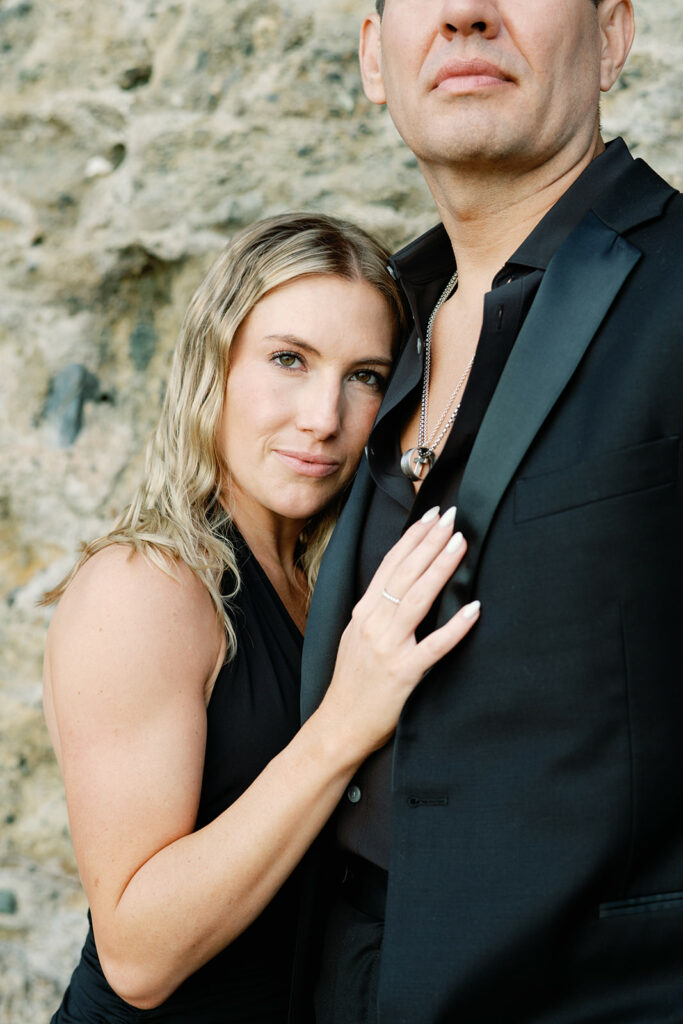 Crescent Bay Beach California Summer Engagement 17