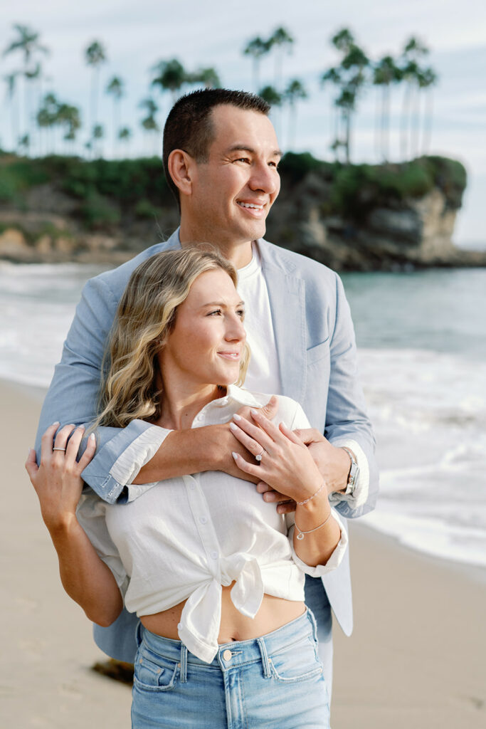 Crescent Bay Beach California Summer Engagement 2