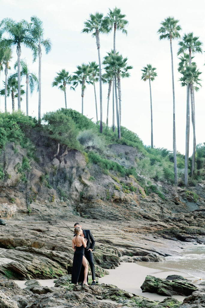 Crescent Bay Beach California Summer Engagement 27