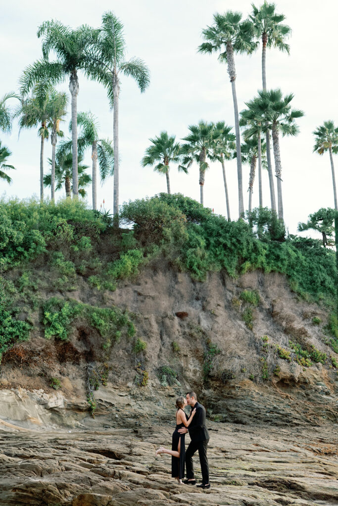 Crescent Bay Beach California Summer Engagement 32