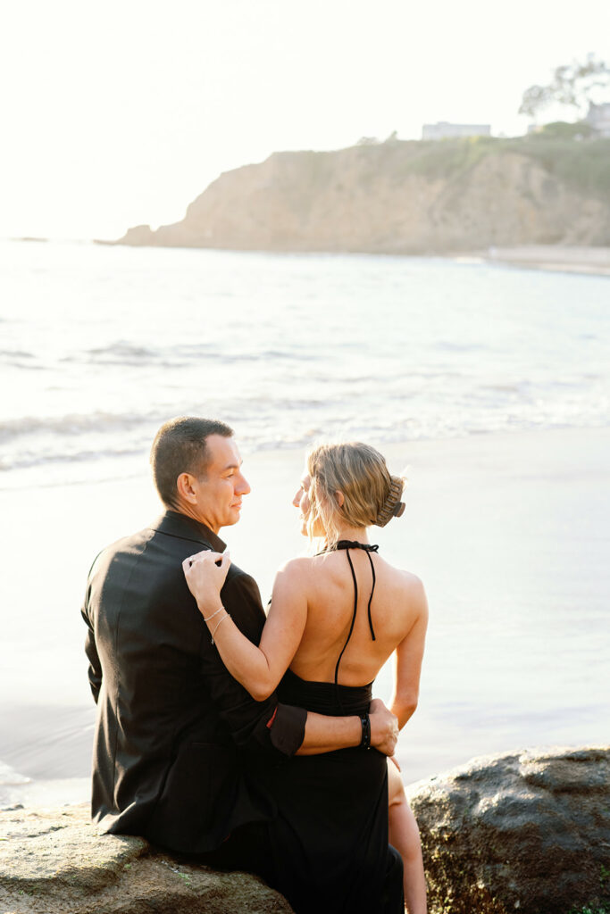 Crescent Bay Beach California Summer Engagement 38