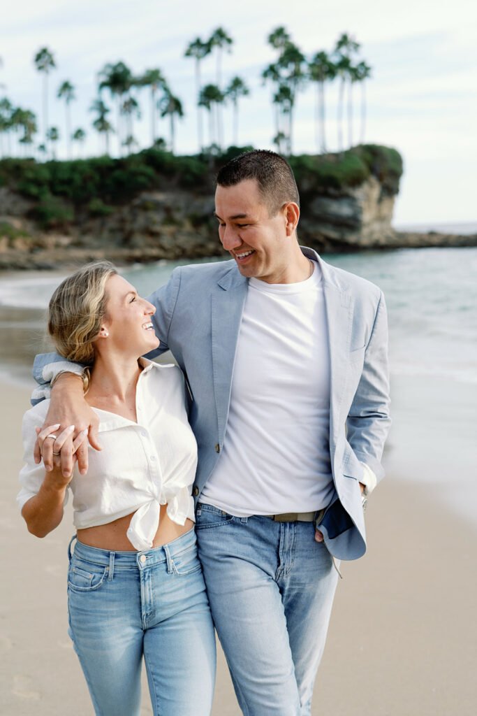 Crescent Bay Beach California Summer Engagement 4