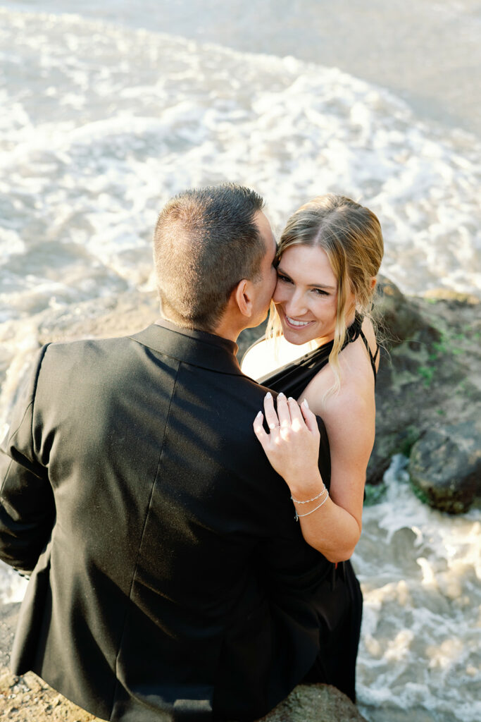 Crescent Bay Beach California Summer Engagement 40