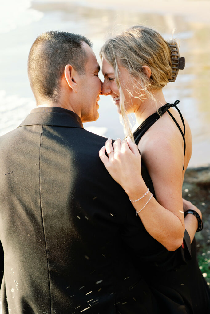 Crescent Bay Beach California Summer Engagement 41