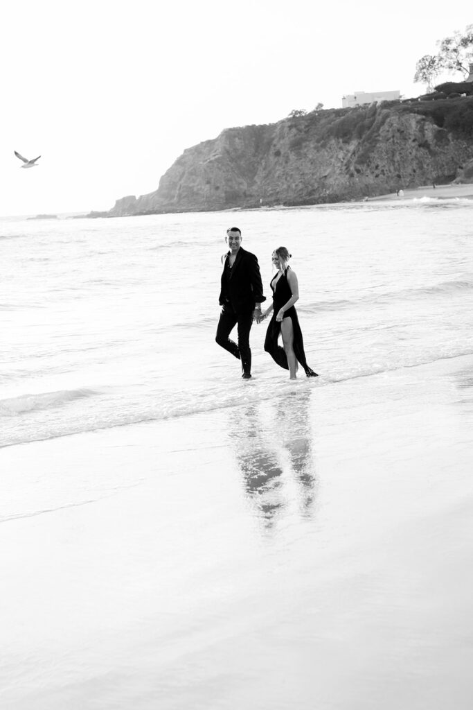 Crescent Bay Beach California Summer Engagement 43