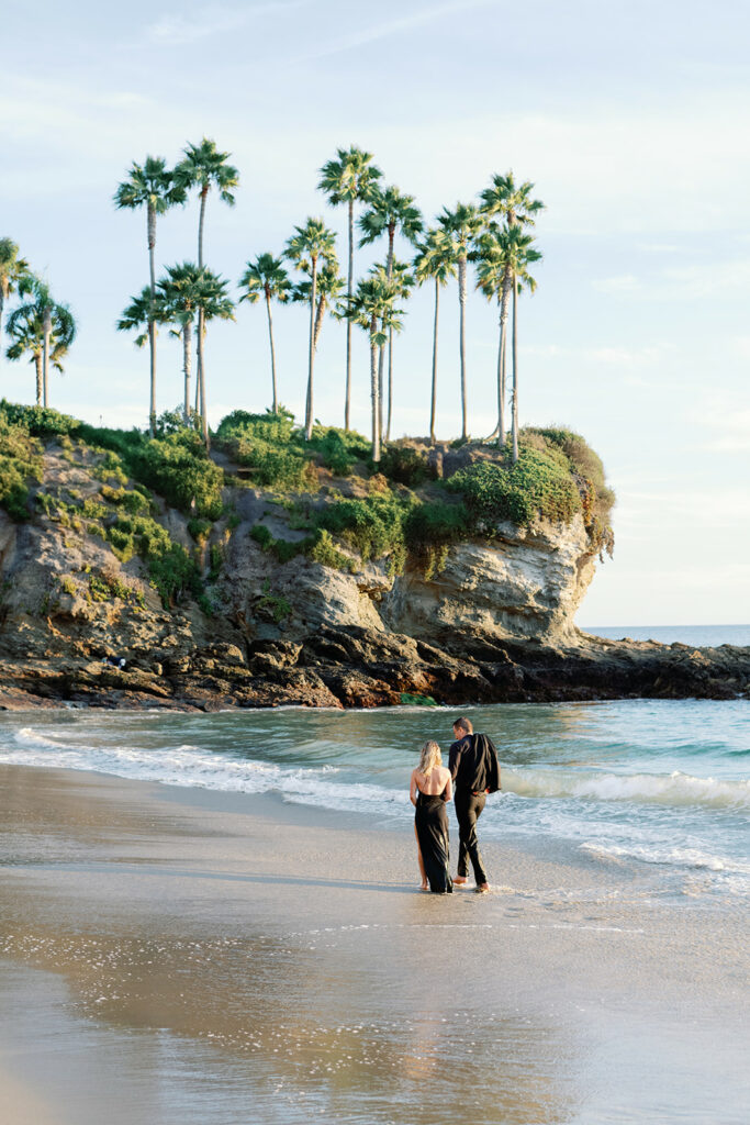 Crescent Bay Beach California Summer Engagement 49