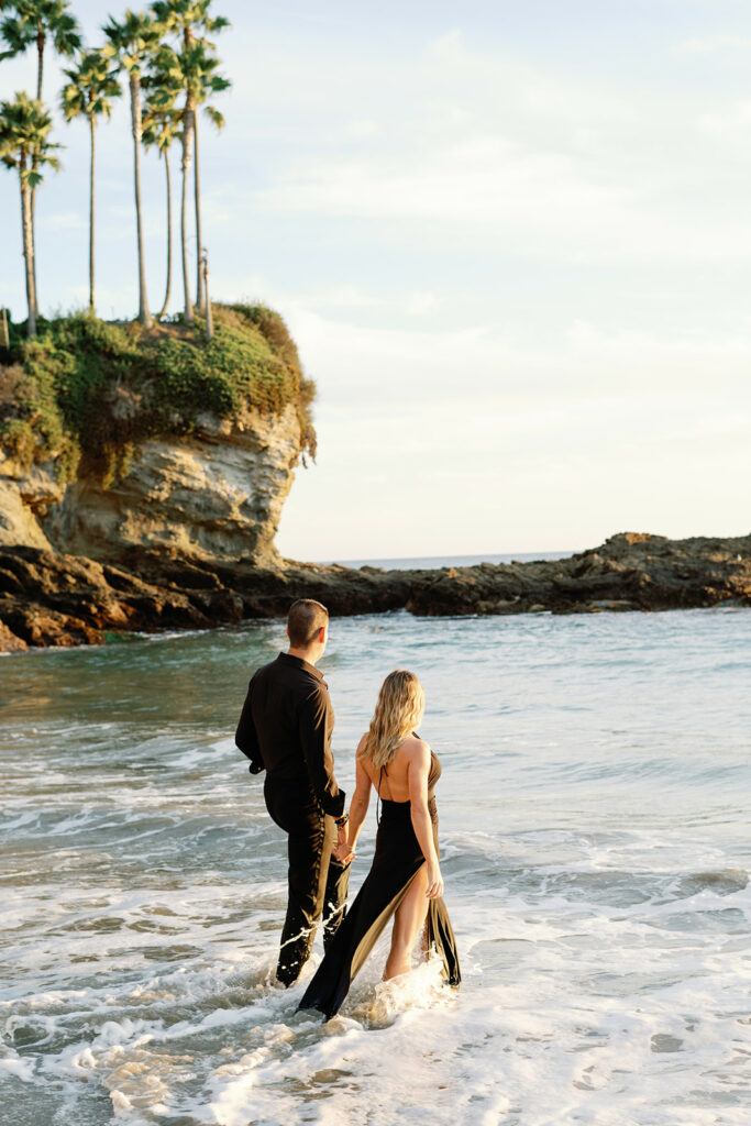 Crescent Bay Beach California Summer Engagement 54