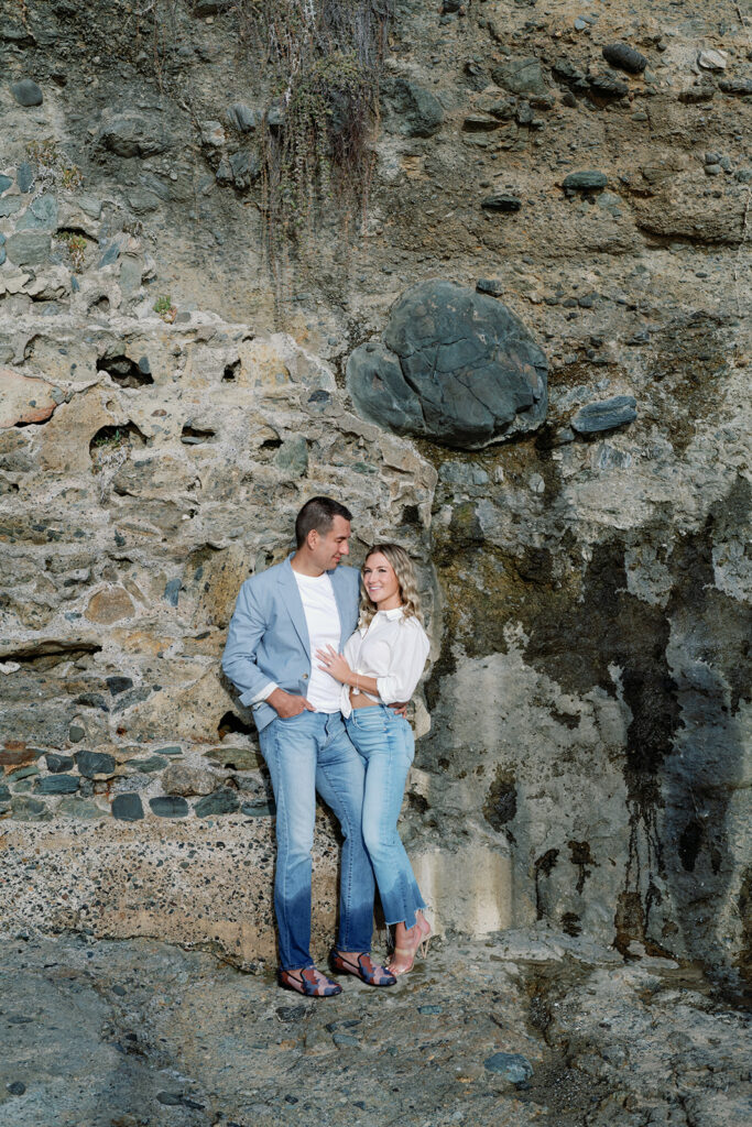 Crescent Bay Beach California Summer Engagement 56
