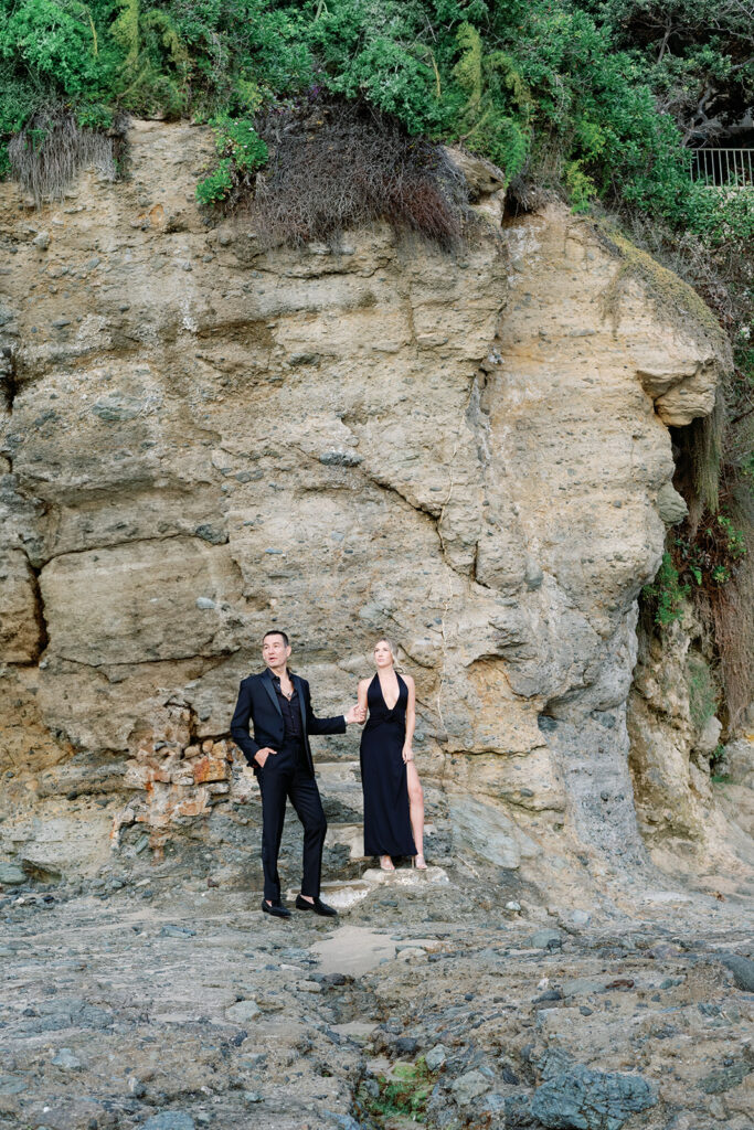 Crescent Bay Beach California Summer Engagement 60