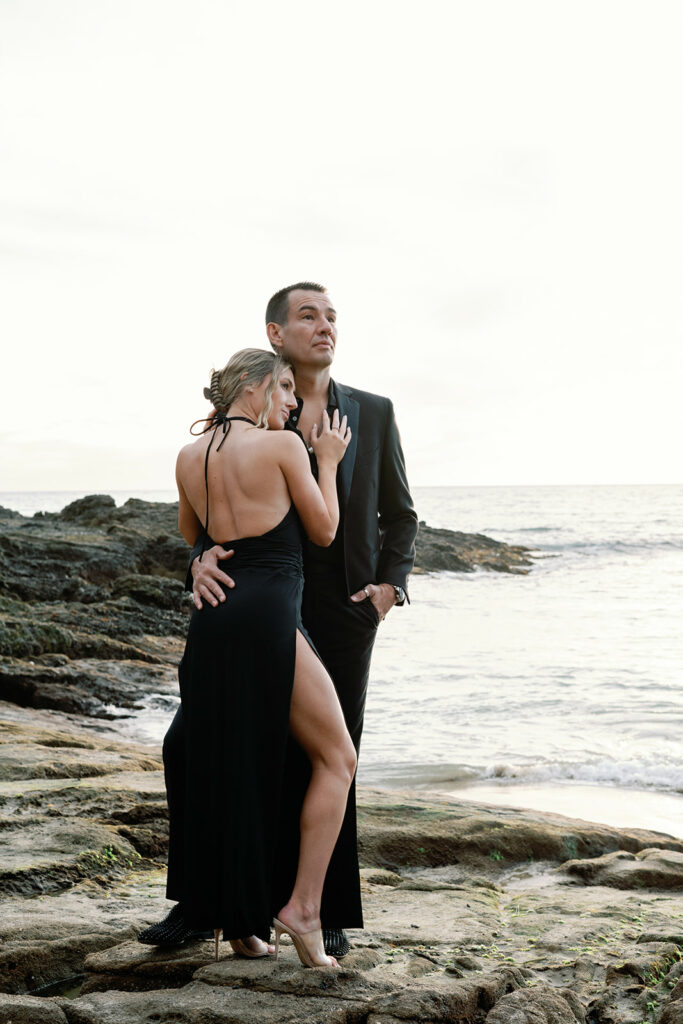 Crescent Bay Beach California Summer Engagement 61