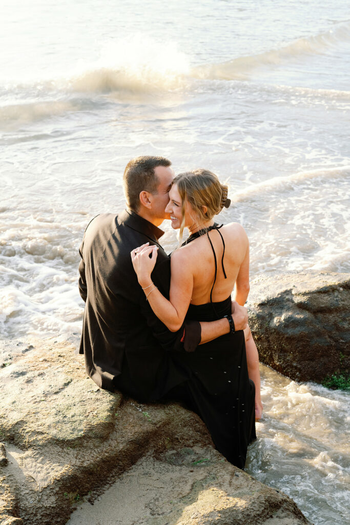 Crescent Bay Beach California Summer Engagement 63