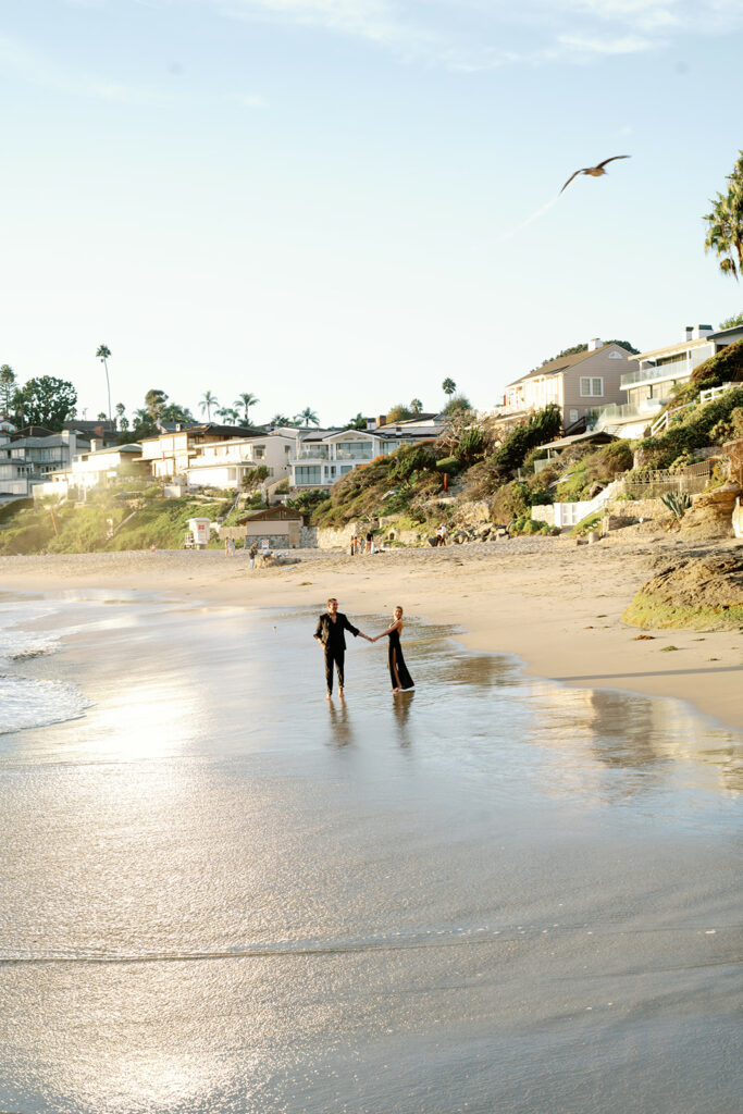 Crescent Bay Beach California Summer Engagement 64