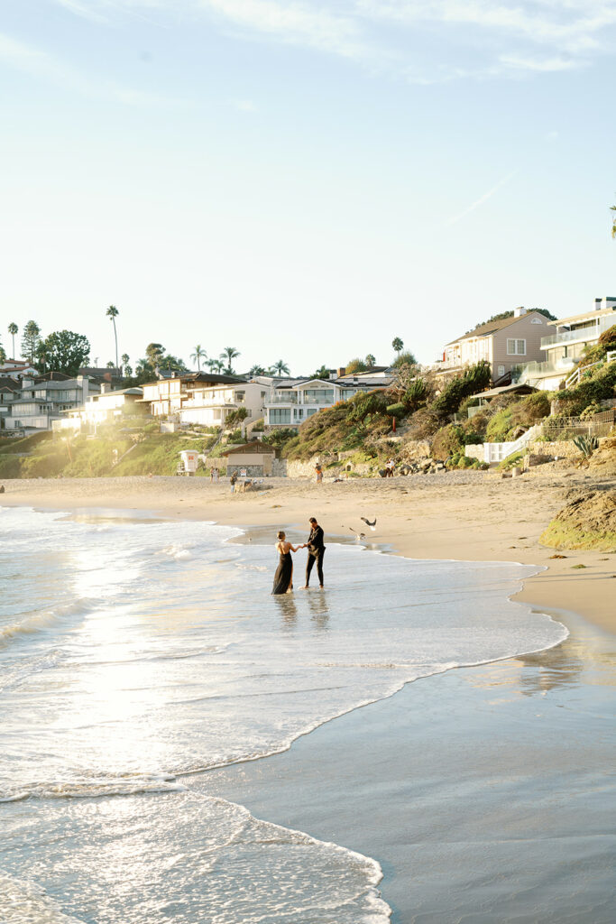 Crescent Bay Beach California Summer Engagement 65