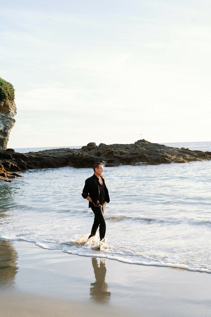 Crescent Bay Beach California Summer Engagement 67