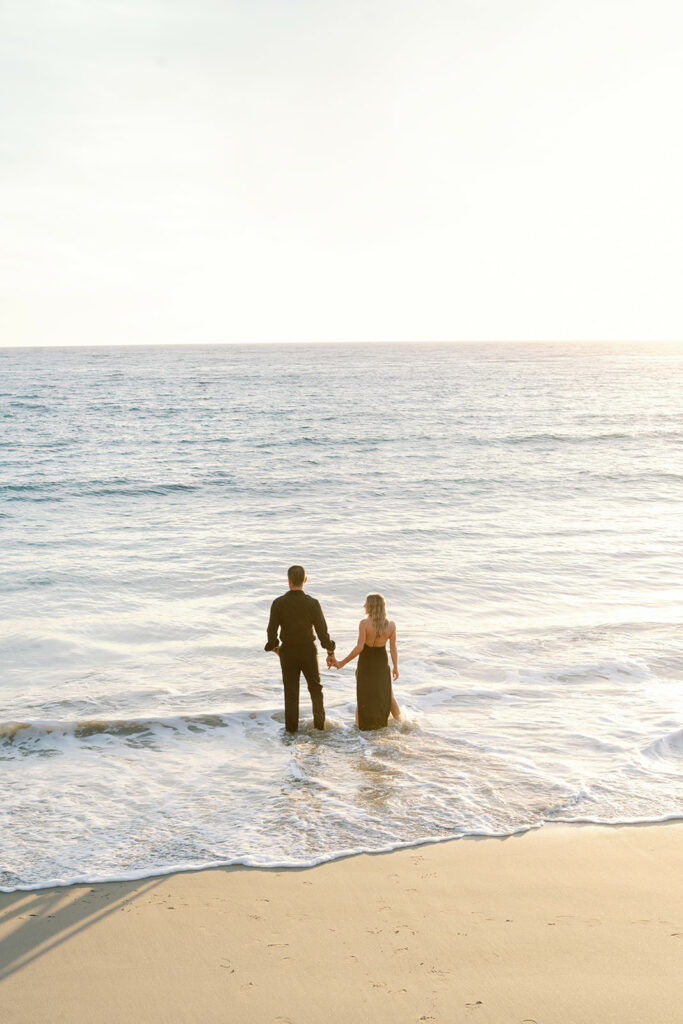 Crescent Bay Beach California Summer Engagement 69