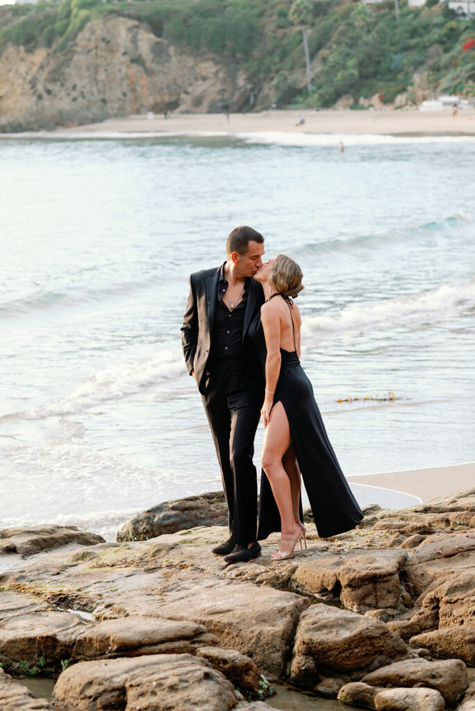Crescent Bay Beach California Summer Engagement 81