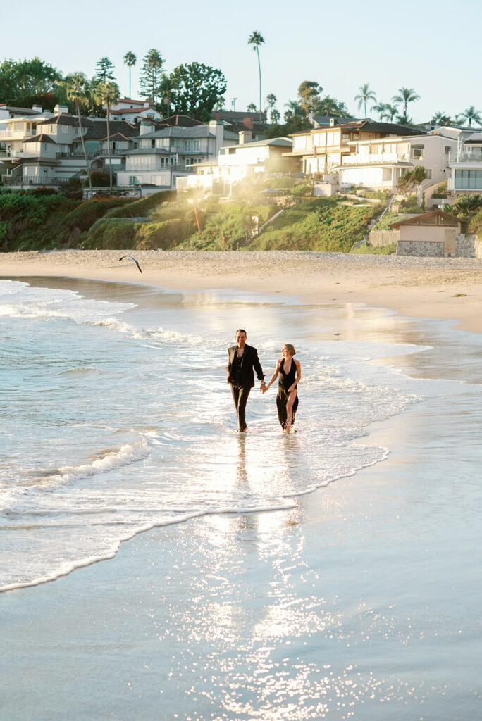 Crescent Bay Beach California Summer Engagement 84