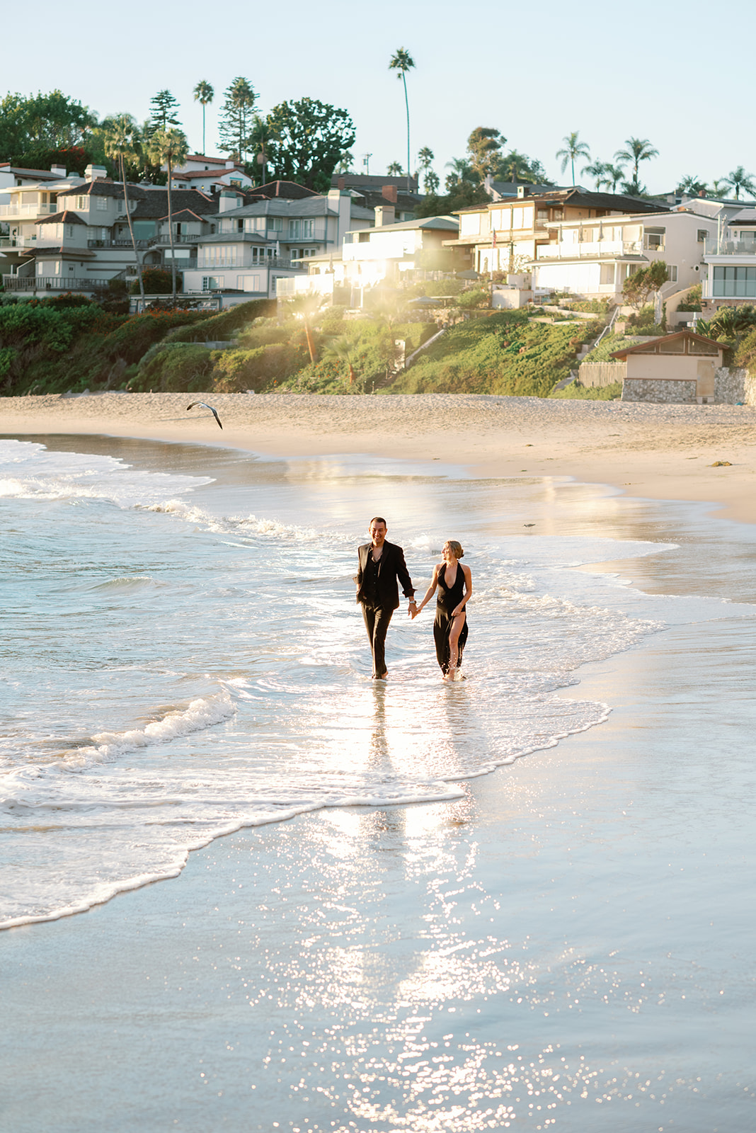 Crescent Bay Beach California Summer Engagement 84
