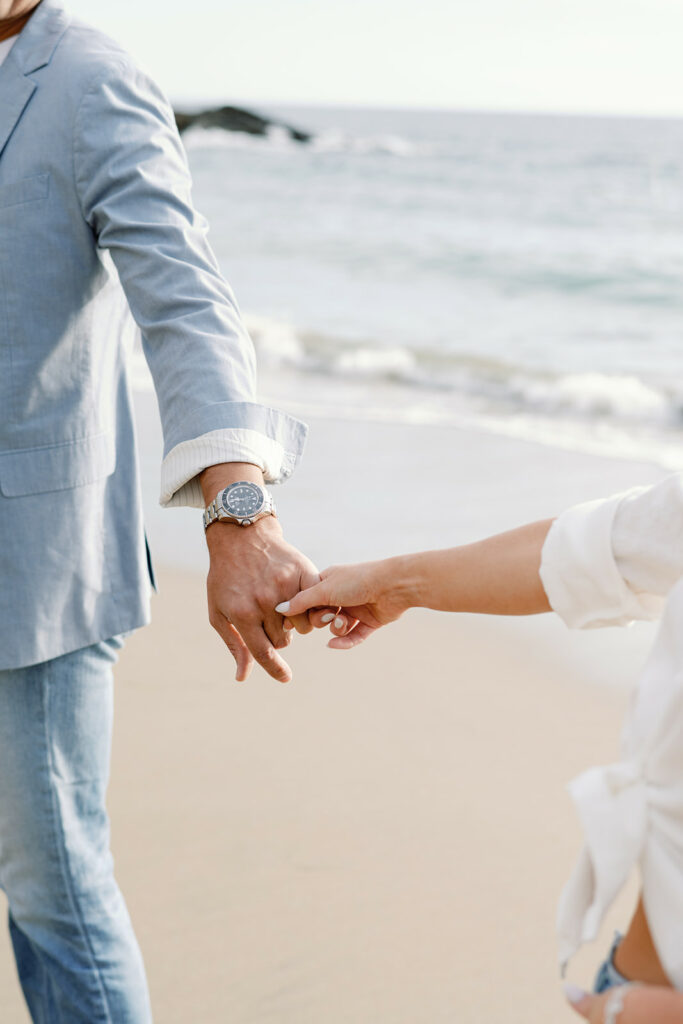 Crescent Bay Beach California Summer Engagement 94