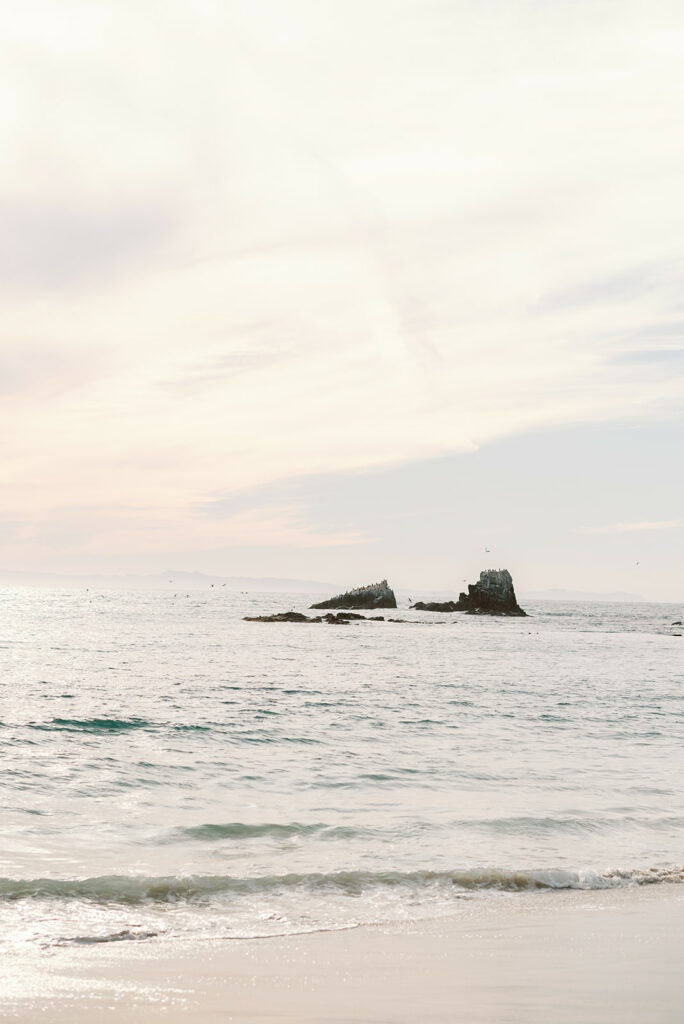 Crescent Bay Beach California Summer Engagement 96